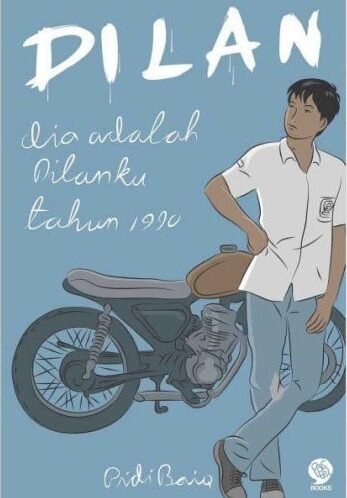 Cover novel "Dilan 1990" (2014) | Sumber: Gramedia.